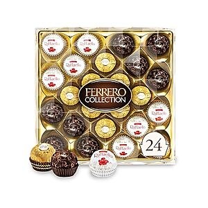 $5.59 | 24-Ct 9.1oz. Ferrero Collection Gourmet Assorted Chocolate Gift Box (need to buy 3) & More at Woot!